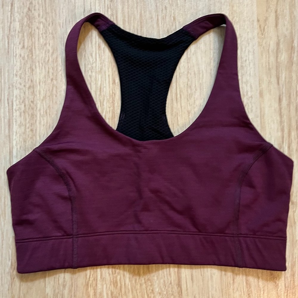 Outdoor Voices Doing Things Sports Bra in Kalamata Purple - Size Small